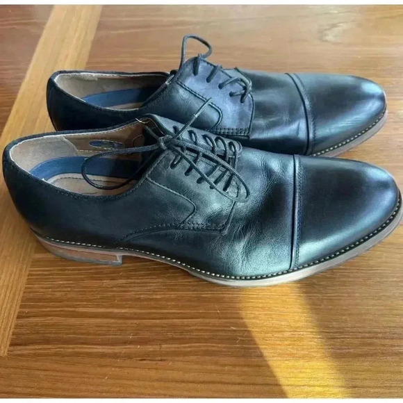 Florsheim Jackson Cap Toe Oxford Dress Shoes Men's Size 9.5 D, Black - Picture 7 of 7
